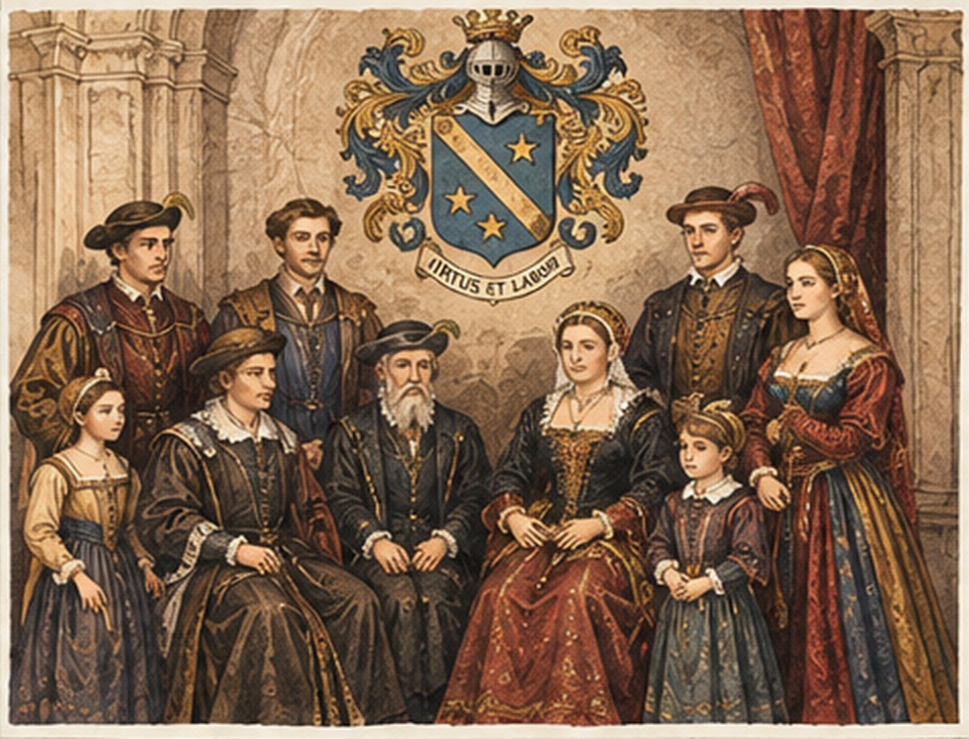 Una famiglia unita, da valori, lavoro e visione